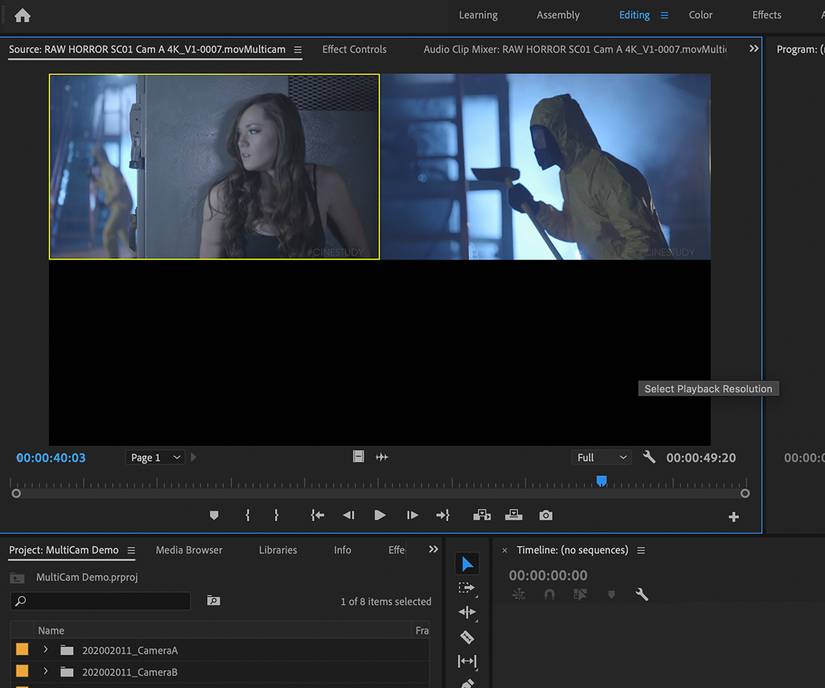 How to Create Multi-Camera Sequences in Adobe Premiere Pro