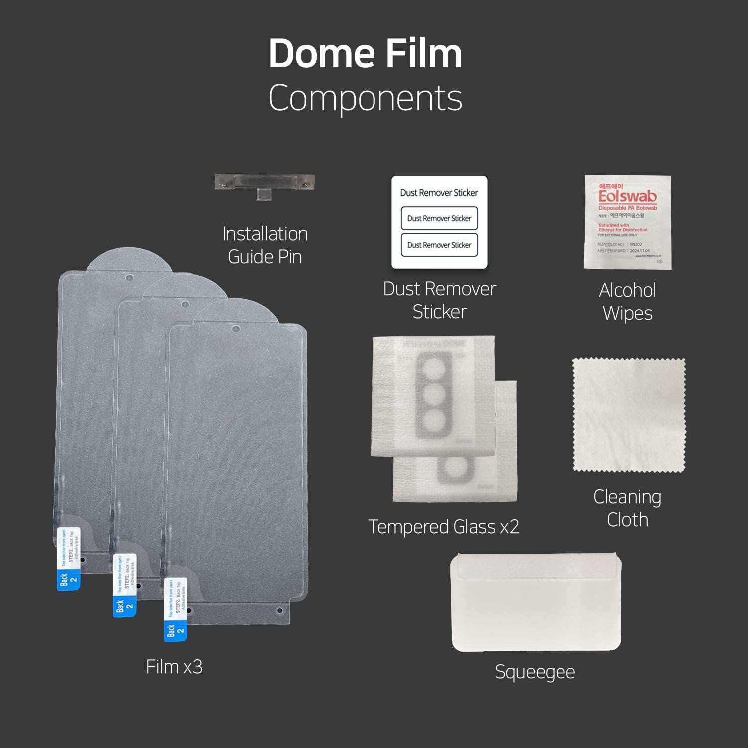 Whitestone Dome premium film components