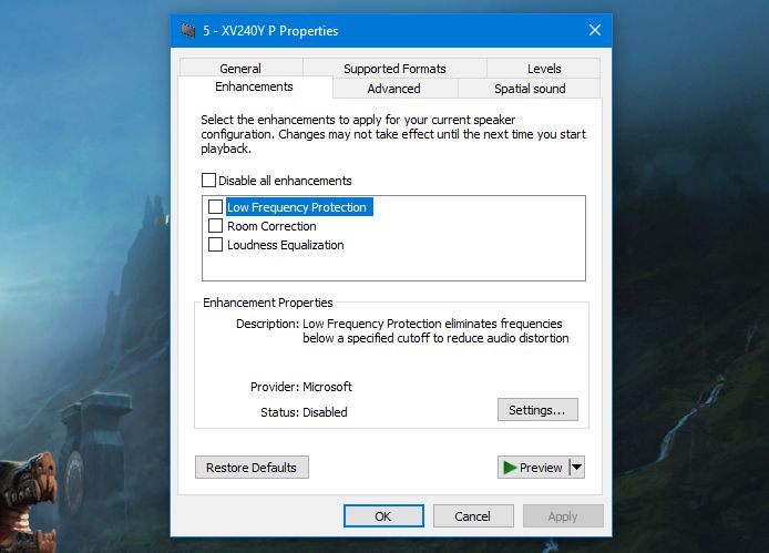 Windows 10 звук enhancement. Windows 10 звук enhancement