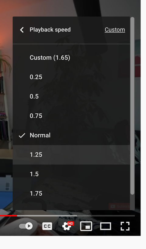 How to Change the Playback Speed of a YouTube Video