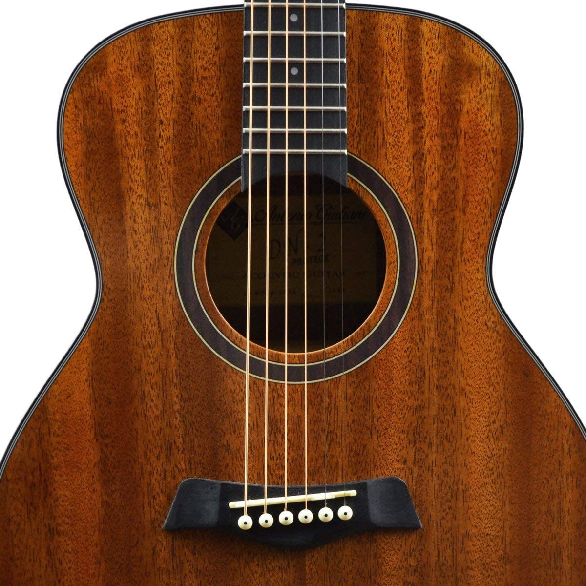 Antonio Giuliani Acoustic Mahogany Guitar main body front view