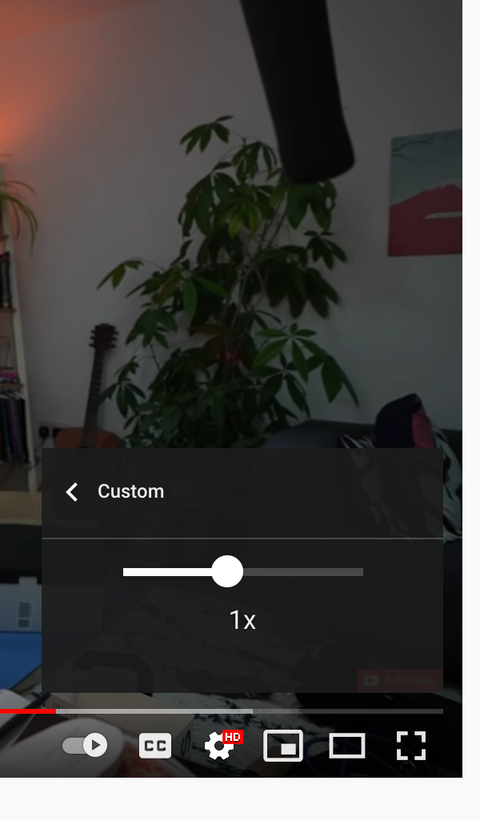 How to Change the Playback Speed of a YouTube Video