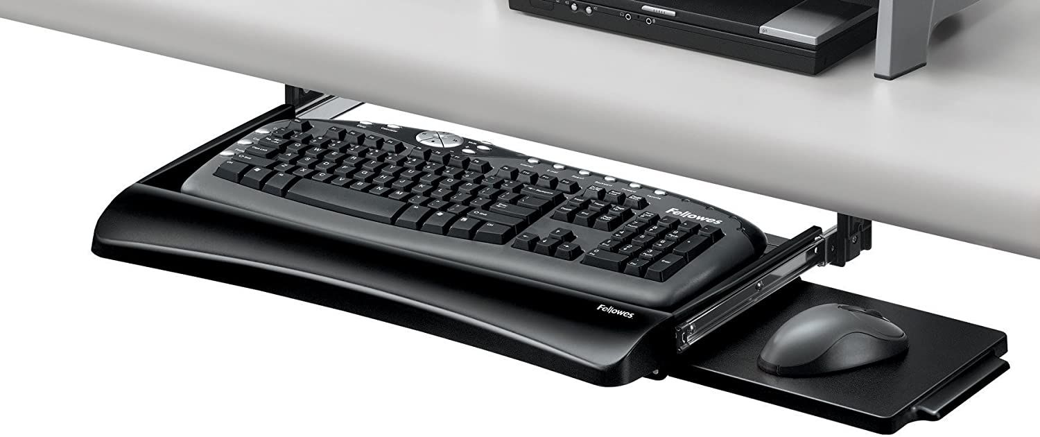 Fellowes Office Suites Underdesk Keyboard Drawer with mouse pad