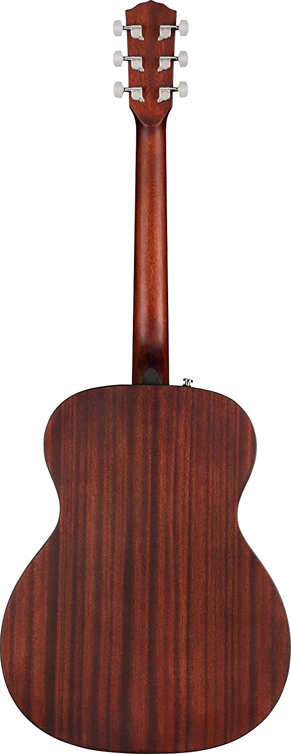 Fender CC-60S Solid Top Concert Acoustic Guitar back view