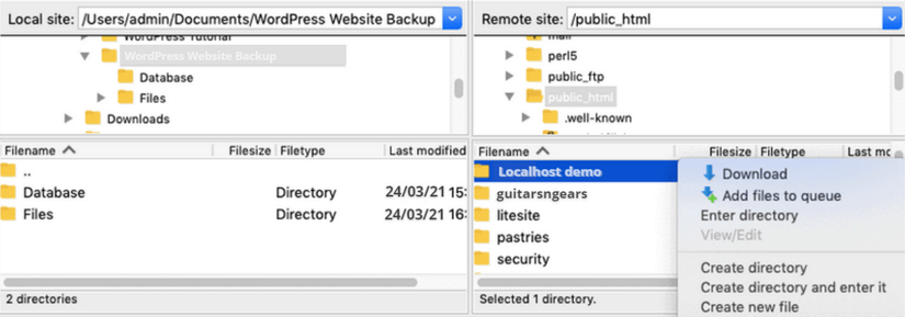 How to Back Up Your WordPress Website Manually With FTP or Using Plugins
