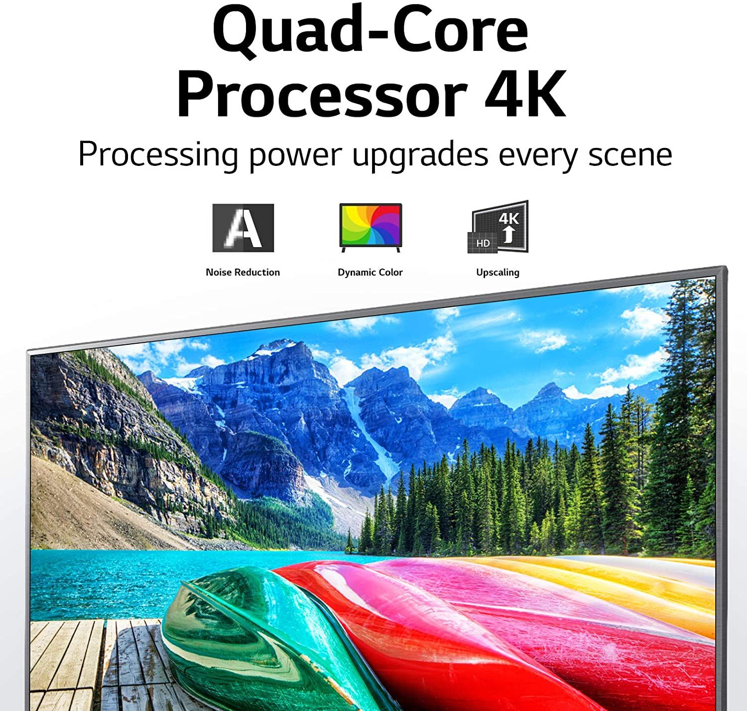LG 43-inch 4K Ultra HD processor