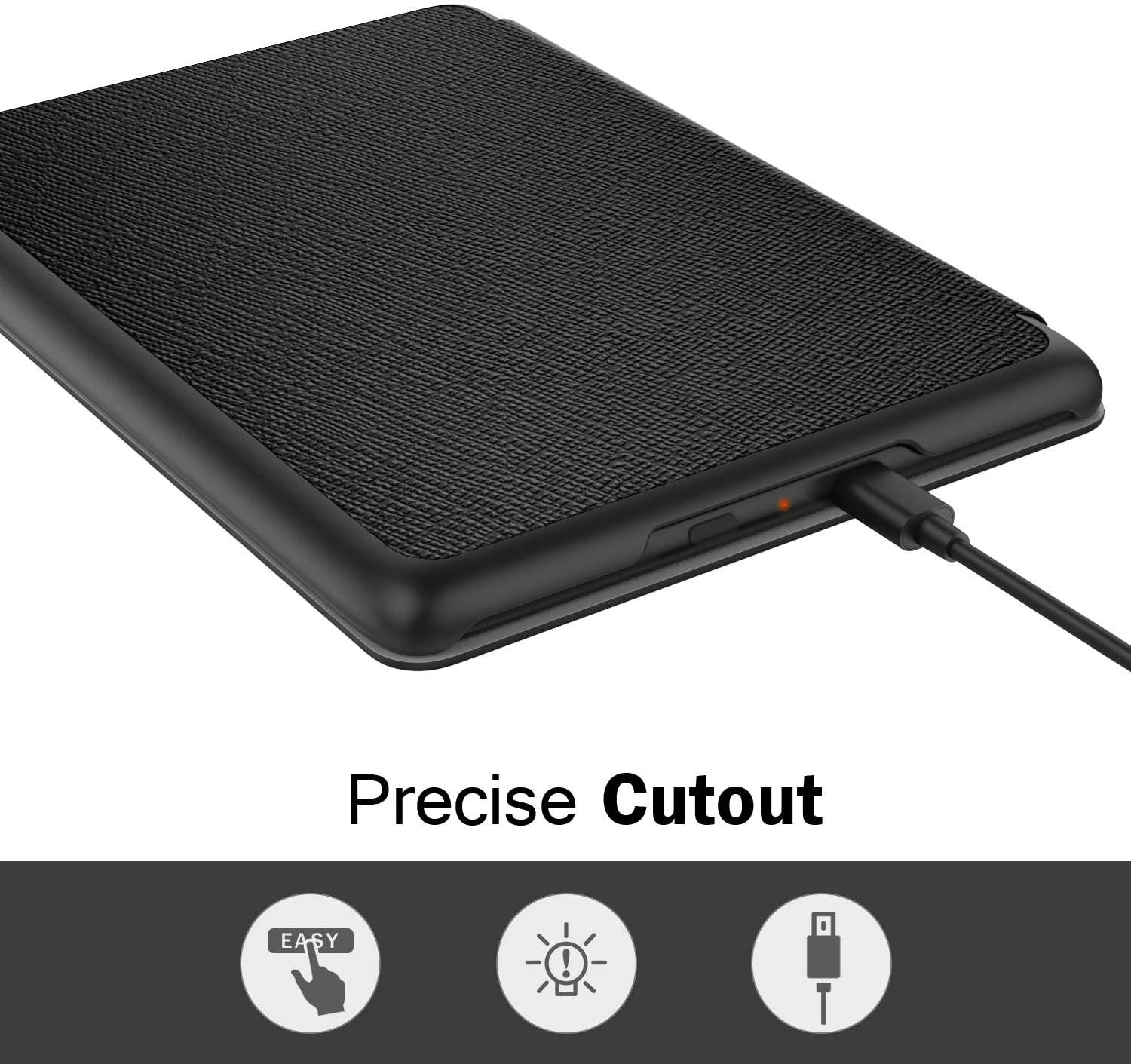MoKo Leather Case charging port