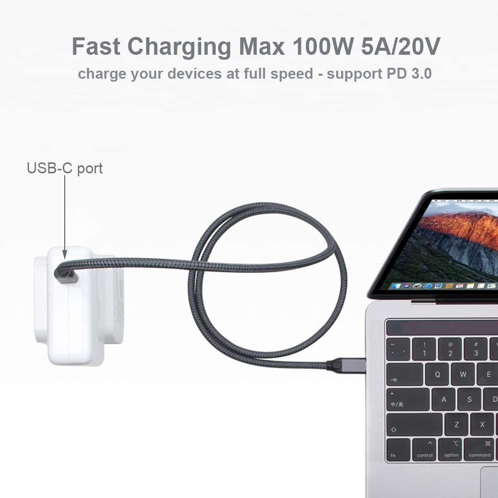 شارژ سریع USB-C به USB-C QCE