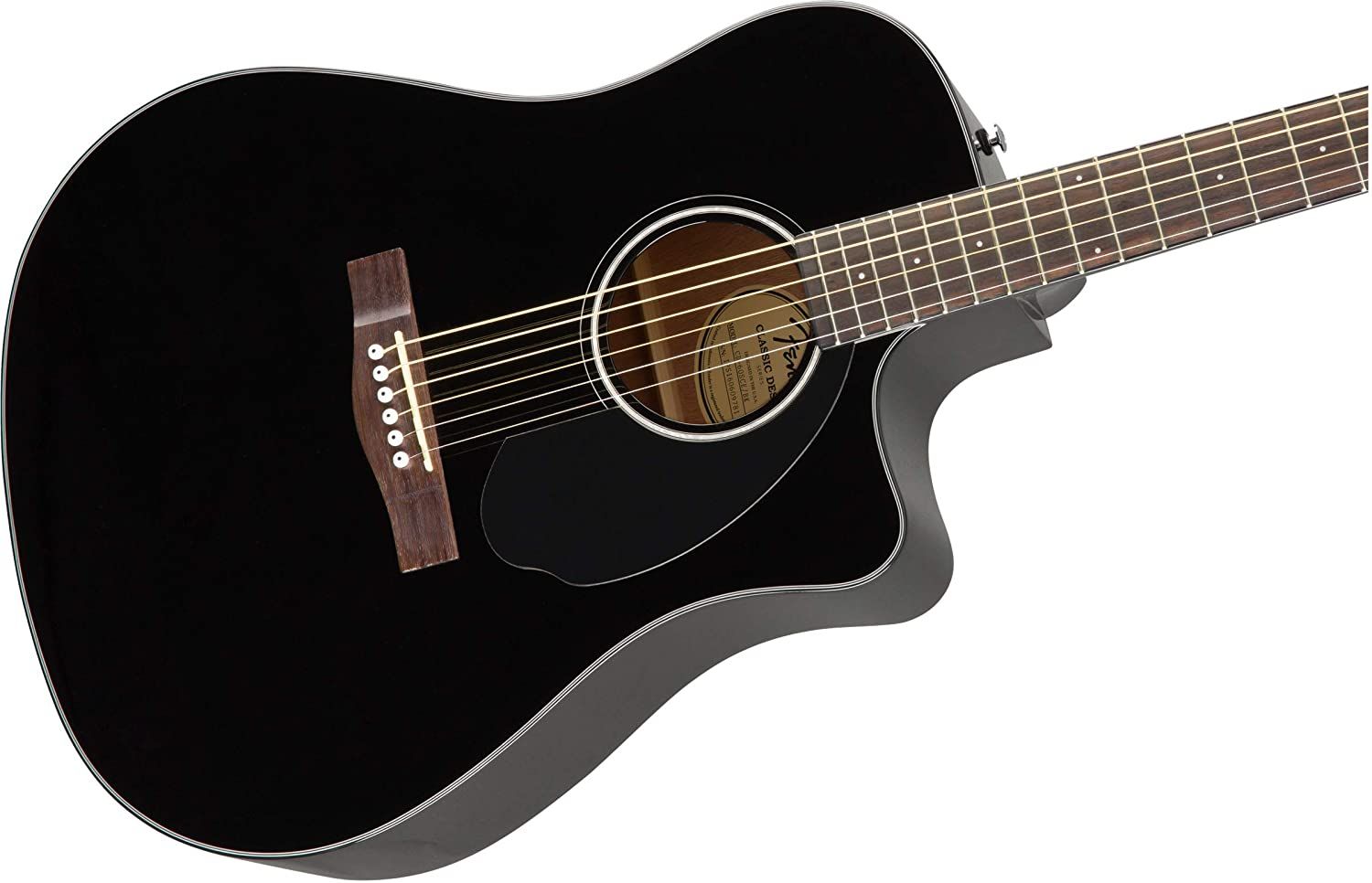 Solid Top Dreadnought Acoustic-Electric Guitar front view