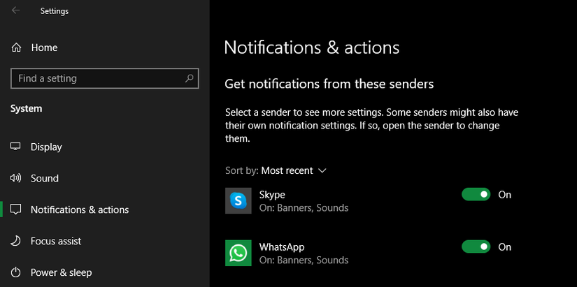 How to Tweak or Disable App Notifications in Windows 10
