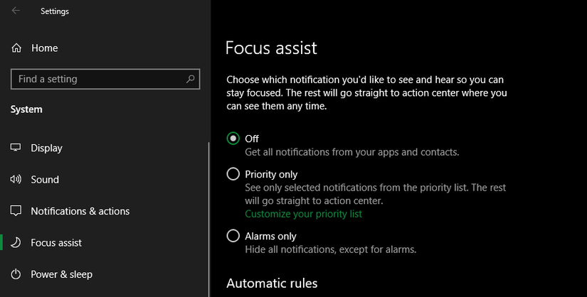 How to Silence Notifications in Windows 10 Using Focus Assist
