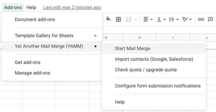 How to Send Bulk Emails in Gmail From Google Sheets