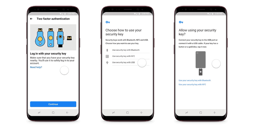 Facebook Now Supports 2FA Security Keys on Android and iOS