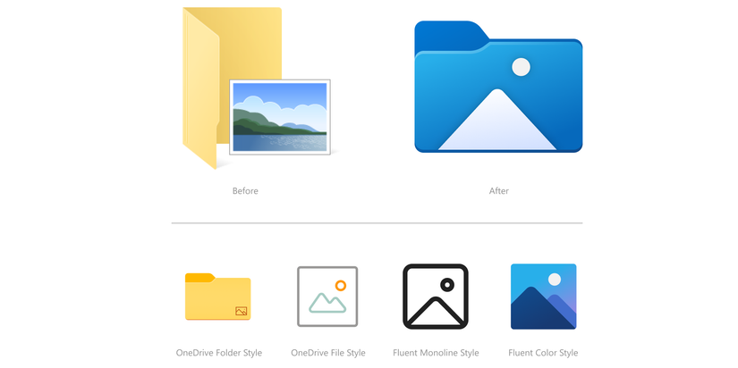 Microsoft Gives Windows 10 a Makeover With New File Explorer Icons