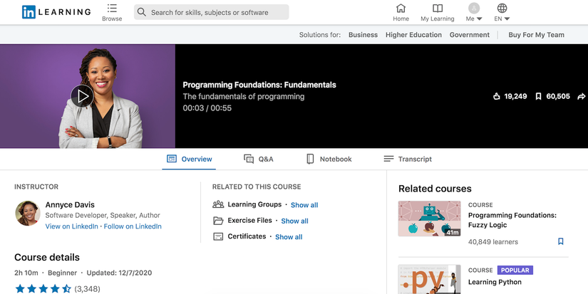 Learn About Programming With These 6 LinkedIn Learning Courses