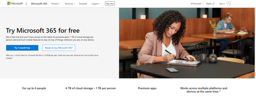 microsoft office 365 trial