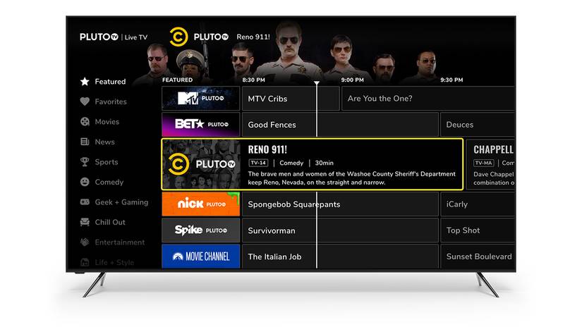 Pluto TV streaming service