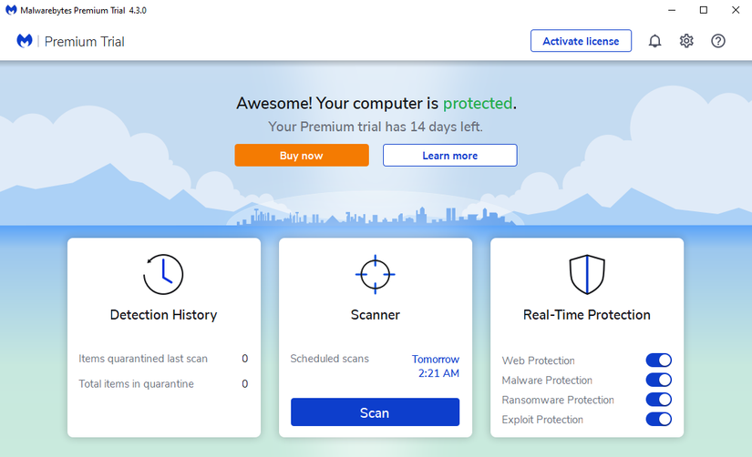 remove spyware by malwarebytes