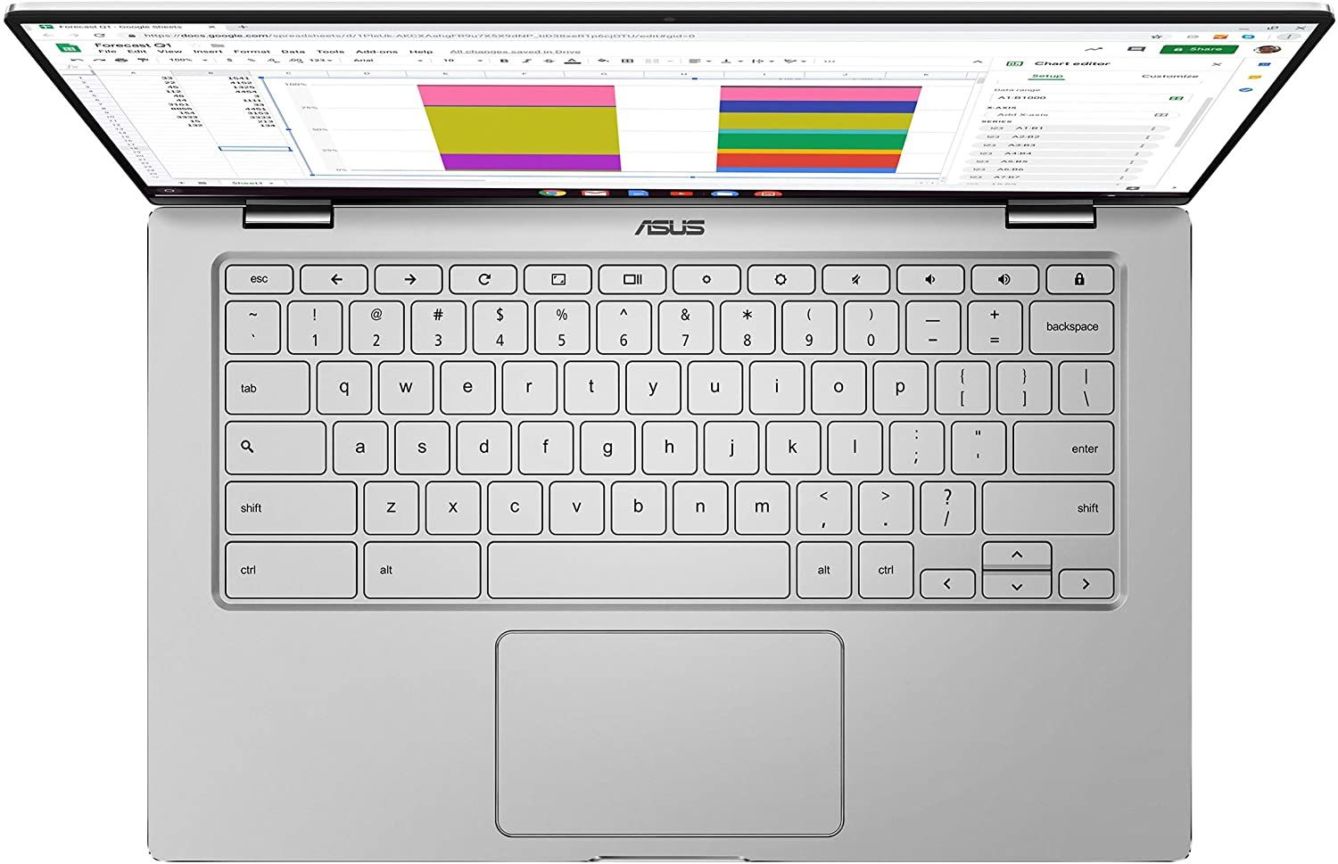 ASUS Chromebook Flip C434 keyboard
