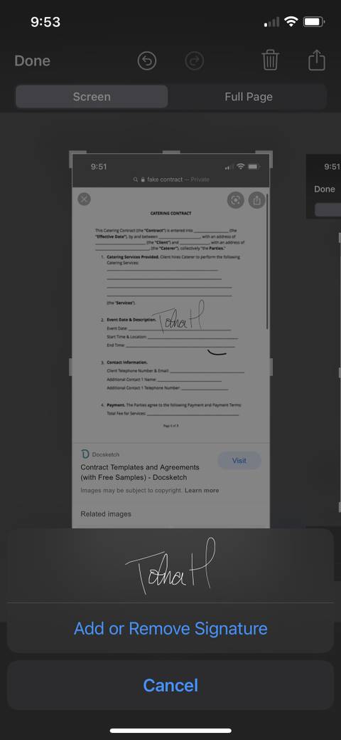 How to Add a Signature to a Document on Your iPhone