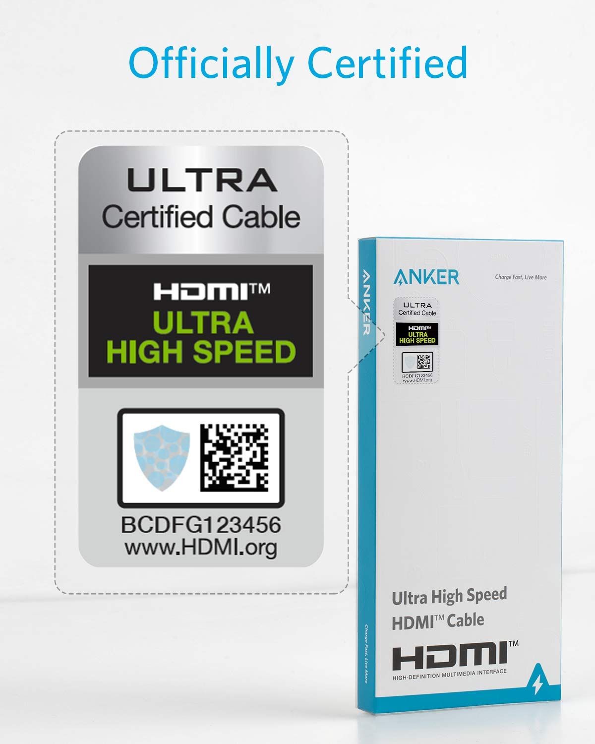 Anker 8K@60Hz HDMI Cable certified