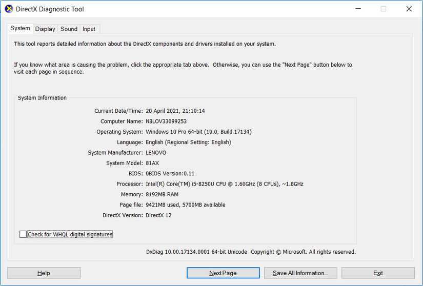 6 Ways to Check Your Windows 10 Essential PC Specs