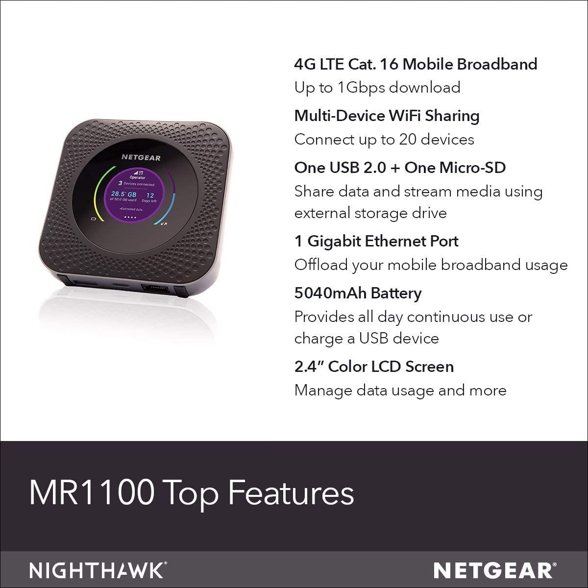 NETGEAR Nighthawk M1 features
