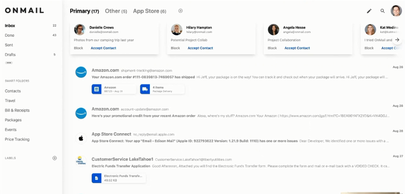 OnMail: The New Gmail Alternative That Wants to Reboot Your Inbox