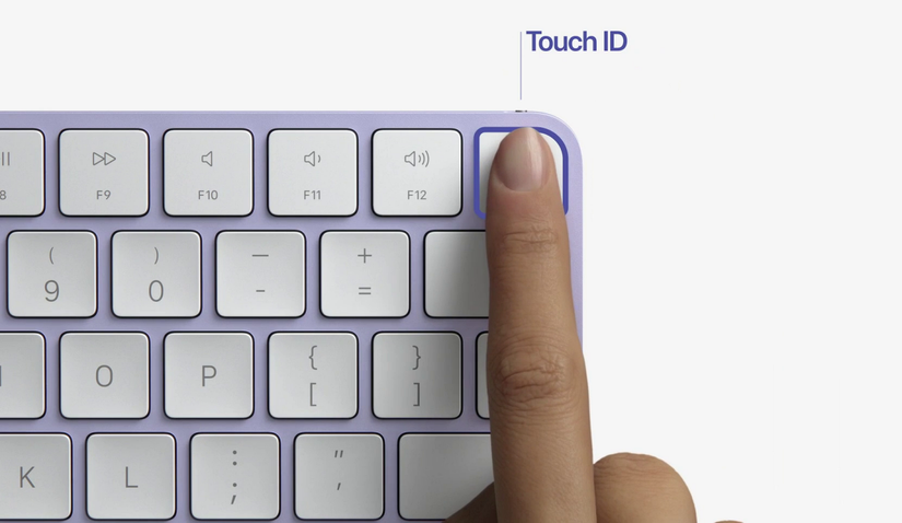 M1 iMac 24インチ 16GB SSD256GB テンキー タッチID Appleシリコン搭載Macモデル用Touch ID搭載Magic Keyboard（テンキー