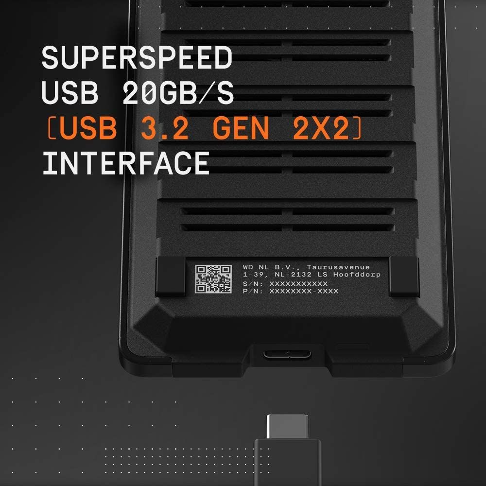 WD_Black P50 Game Drive SSD Interface