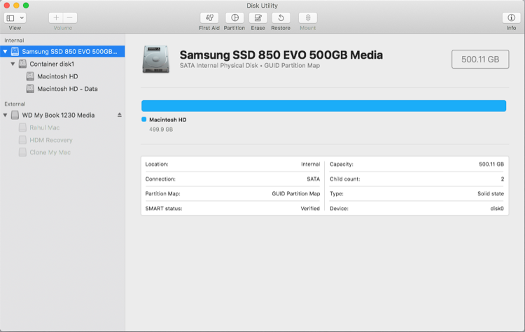disk utility app