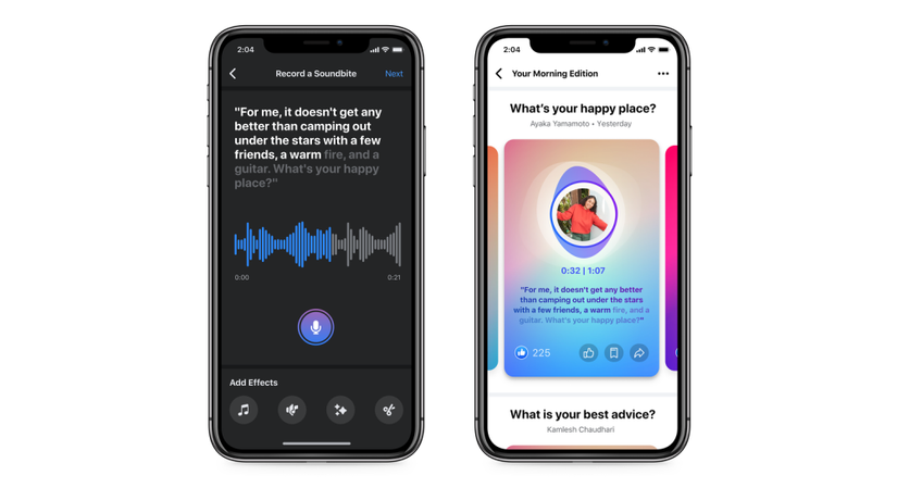 Facebook Introduces New Social Audio Features to Compete With Clubhouse