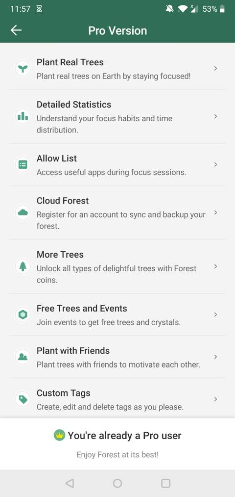 Is It Worth Upgrading to the Pro Version of Forest for Android?