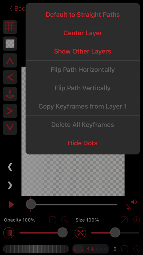 Keyframe Options Video Star
