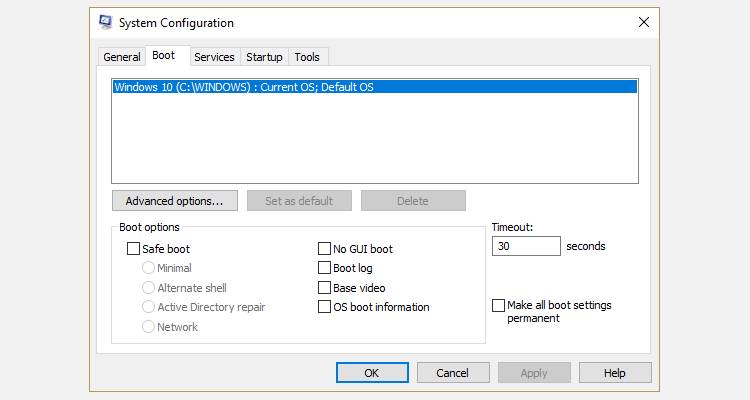 Windows Run Command For Boot Options How to Delete Old Boot Menu Options on Windows 10