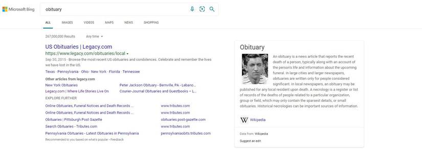 How to Find an Obituary for a Specific Person