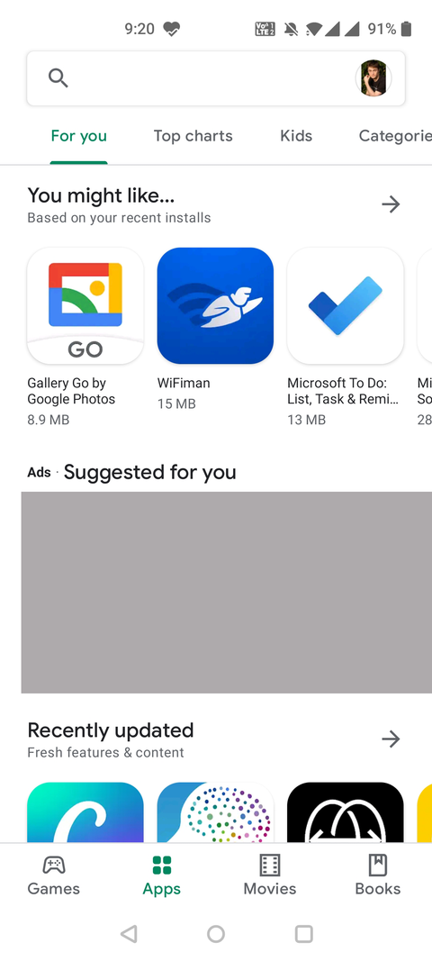 Google Is Rolling Out a New Play Store UI Without the Hamburger Menu