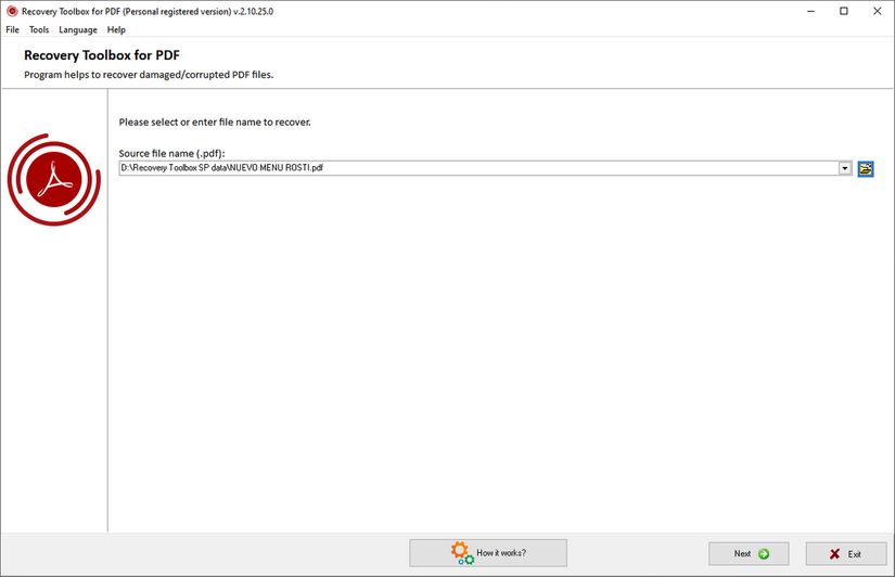 Damage File How to Repair a Damaged or Unrecognizable PDF Document With Recovery ...
