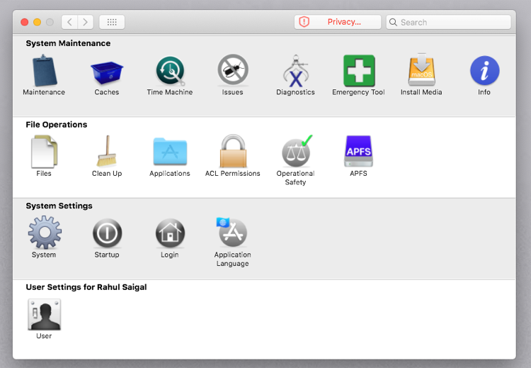 tinkertool system app for Mac