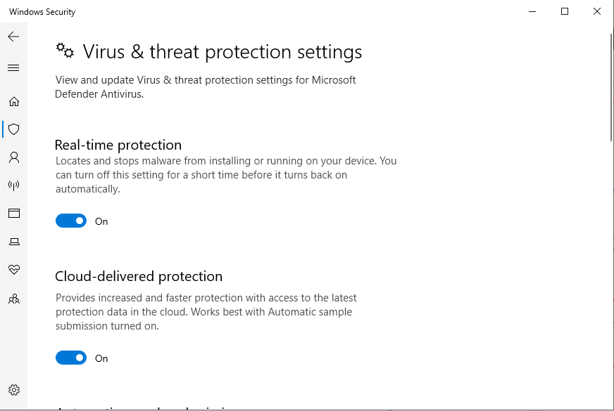 Служба антивирусной программы microsoft defender