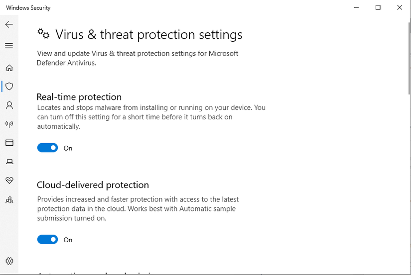 How to Turn on Microsoft Defender Antivirus and Enable RealTime Protection