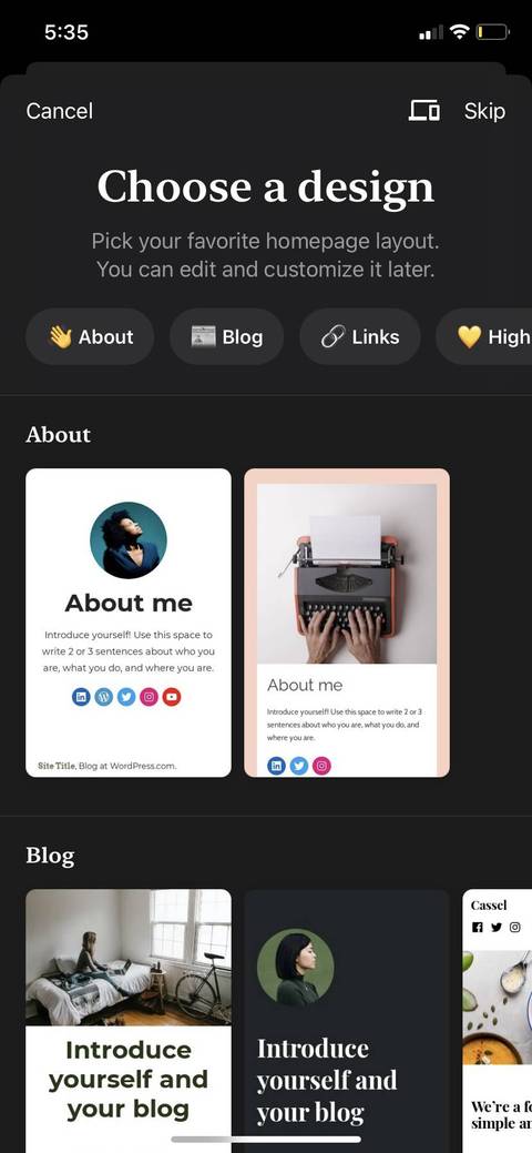 How to Create a Custom WordPress Page Layout on Your Phone