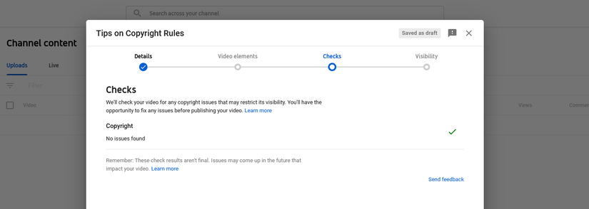 How to Check Your YouTube Uploads for Copyright Claims