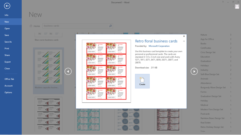 How to Create Your Business Cards in Microsoft Word