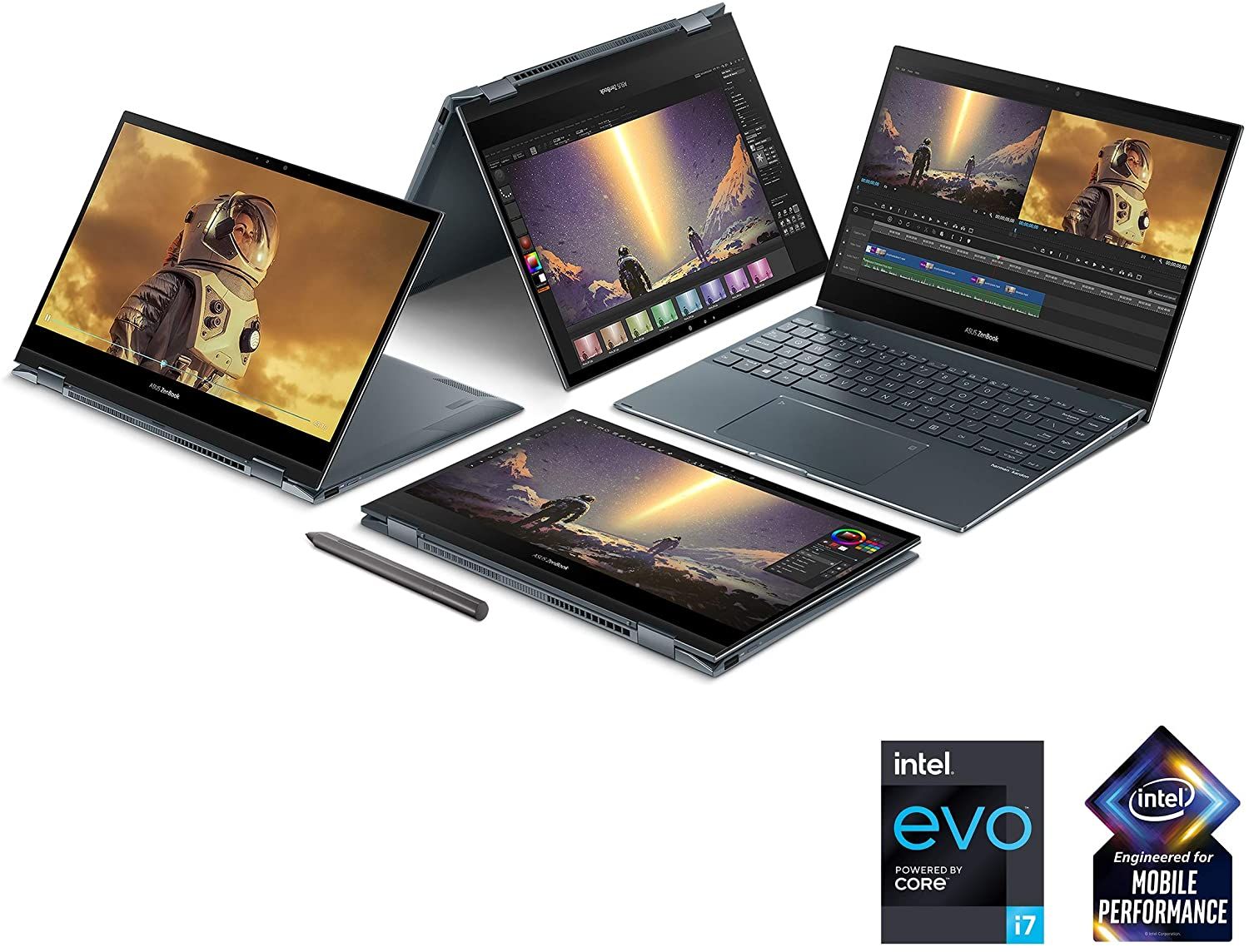 ASUS ZenBook Flip 13 OLED Convertible Modes