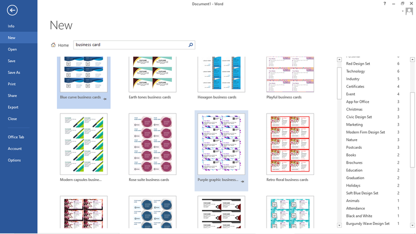 How to Create Your Business Cards in Microsoft Word
