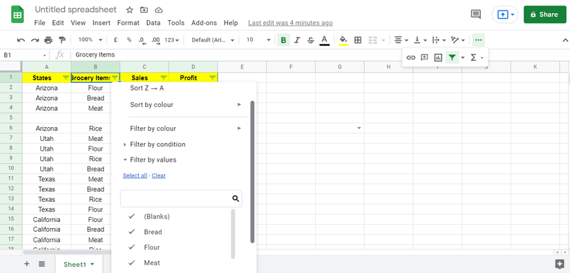 How to Use Filter Views in Google Sheets