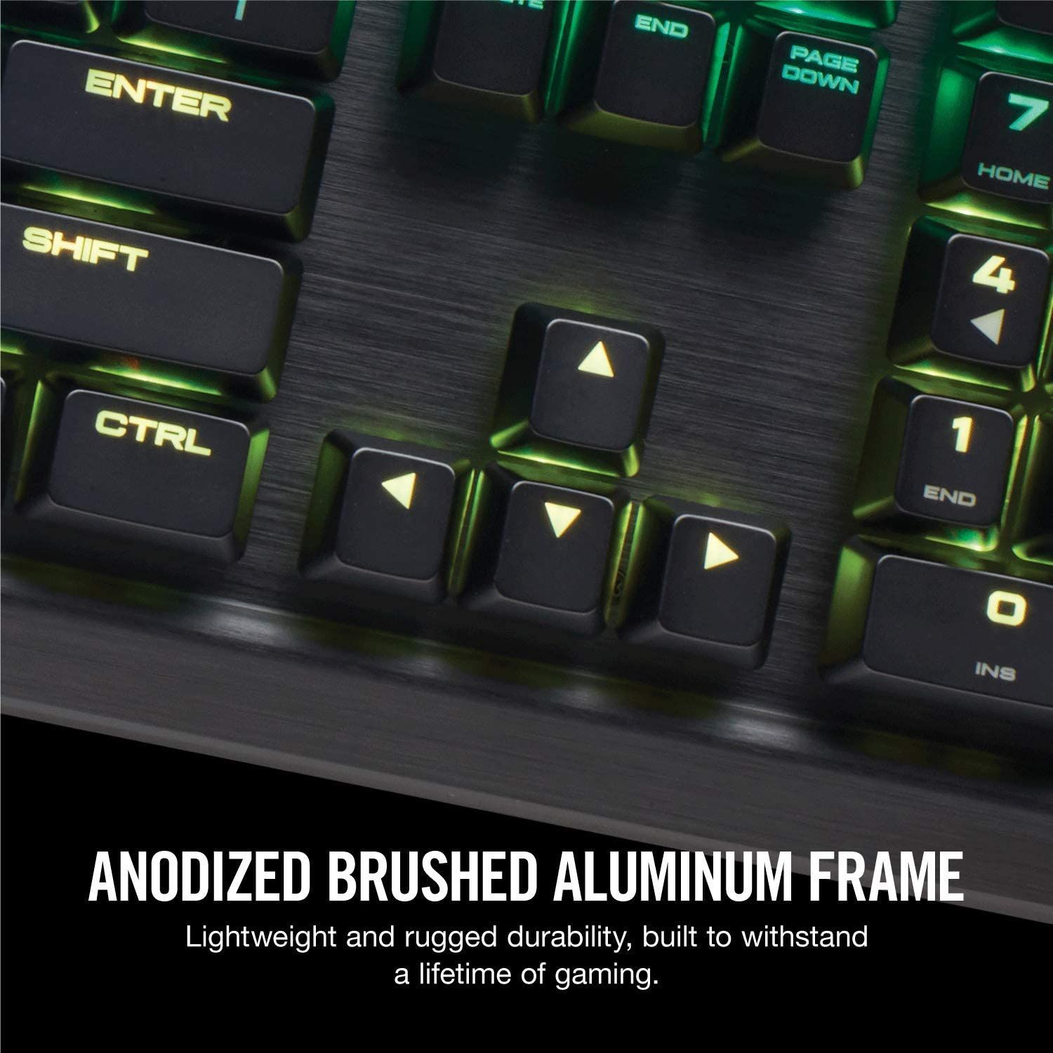 Corsair K70 RGB MK.2 aluminum frame