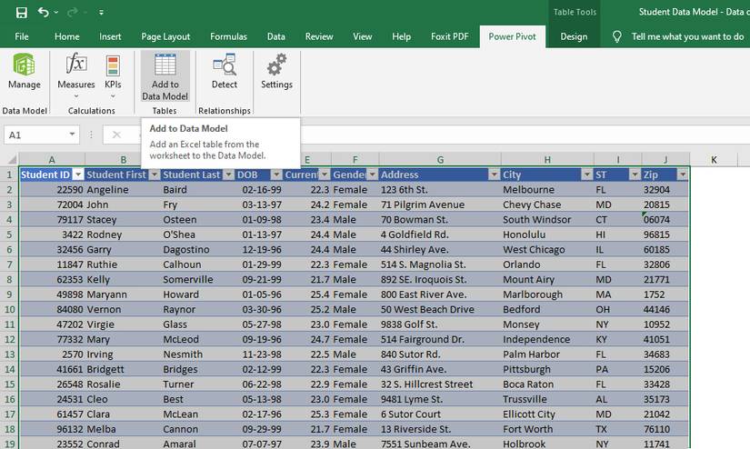Data Model Example Excel How to Create Relationships Between Multiple Tables Using Data Model in ...