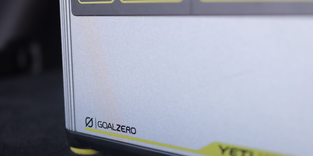 Goal Zero logo on Yeti 1500X